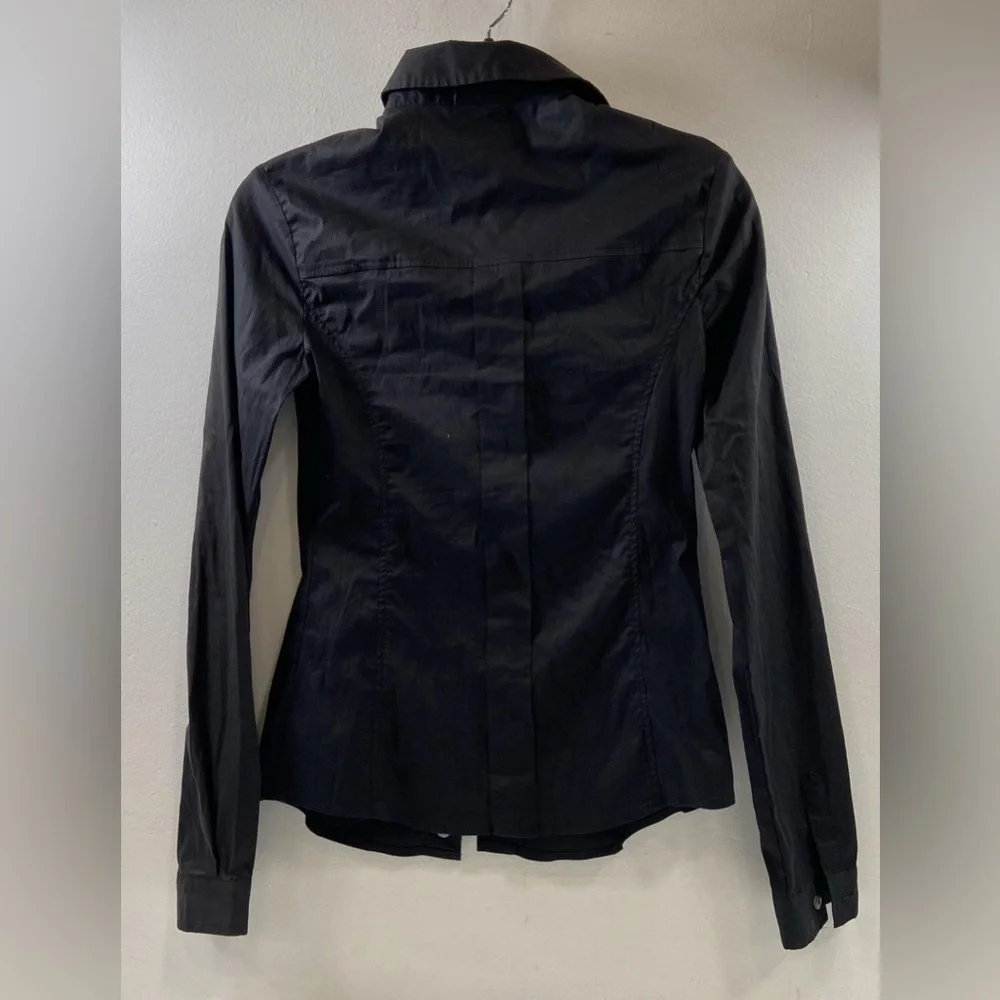 🛑 1 hour sale. D&G, women’s Black Button Down Shirt - Picture 3 of 14